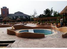 唐山湾国际旅游岛温泉泡池